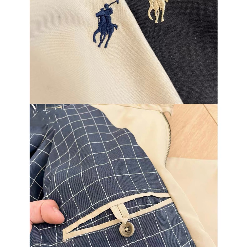 RL polo  夾克 老外套 戰馬刺繡拉鍊棒球外套 老幹部外套 美式復古簡約超級百搭有氣質 基本單品必入手-細節圖5