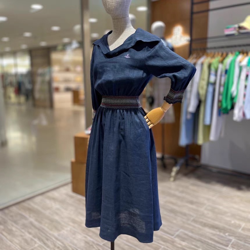 Vivienne Westwood 洋裝 二件式套裝 上衣 裙子 衛衣 土星好氣質連衣裙 連身裙 休閒顯瘦 二款都好好看-細節圖2