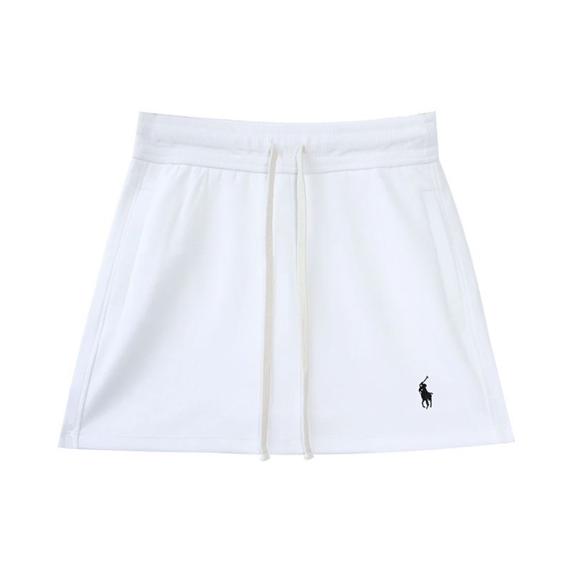 RL polo 無袖上衣 短裙 T恤 休閒裙子 可配一套裝 顯瘦拉長身形！清爽有氣質 小馬刺繡短裙 甜美圓領 簡約百搭短-細節圖5