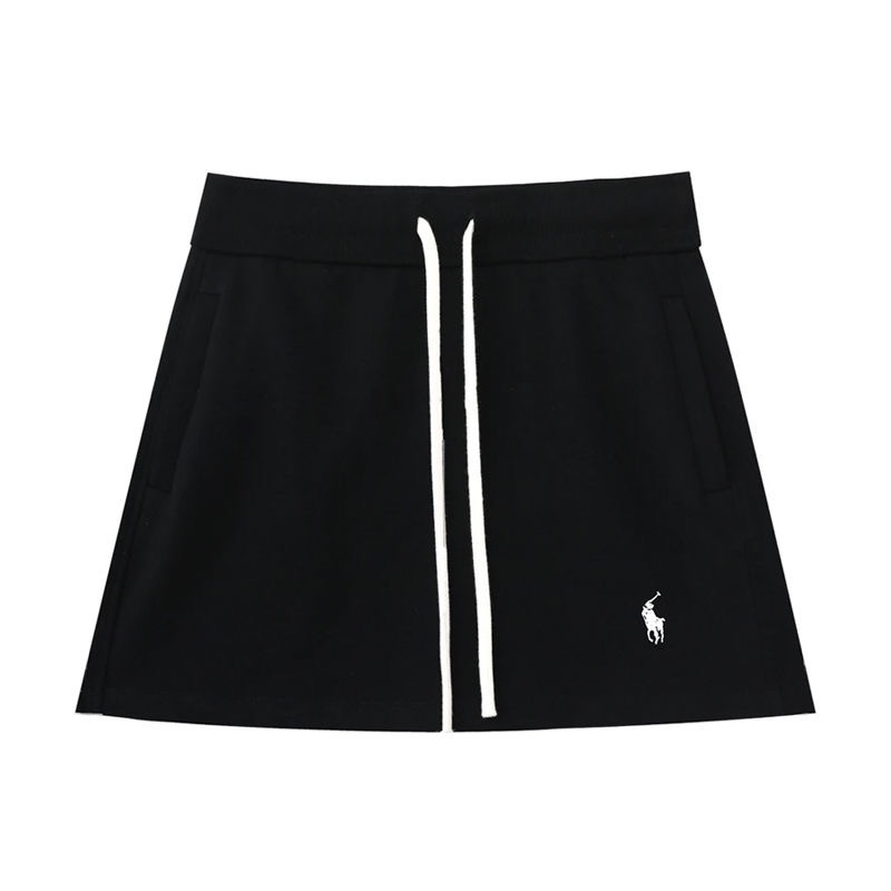 RL polo 無袖上衣 短裙 T恤 休閒裙子 可配一套裝 顯瘦拉長身形！清爽有氣質 小馬刺繡短裙 甜美圓領 簡約百搭短-細節圖6