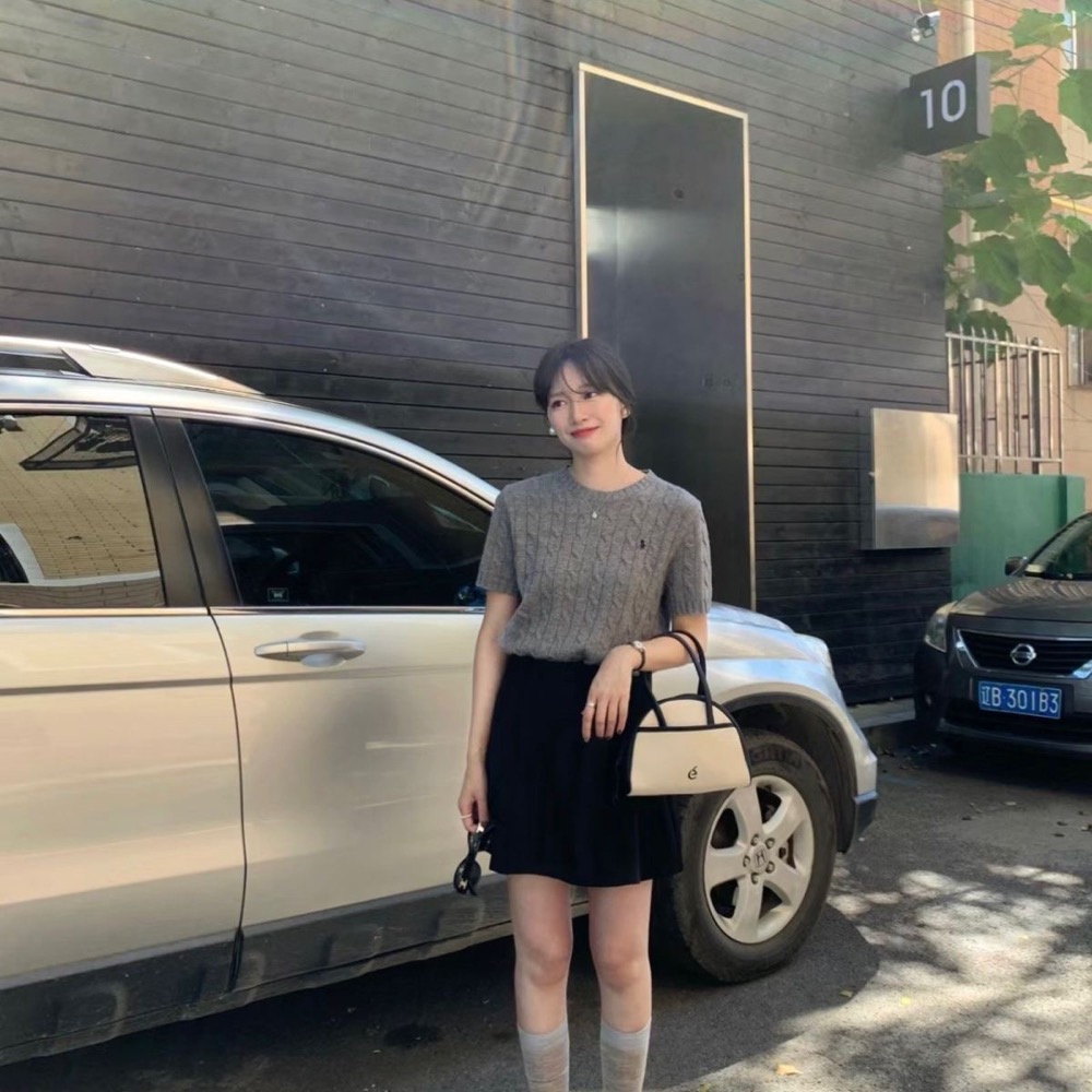 RL polo 小馬標圓領針織衫 上衣 麻花毛衣 顏色都好美！百搭好氣質 私留推！打底單穿都修身好看  ✔️尺寸多無法一一-細節圖2