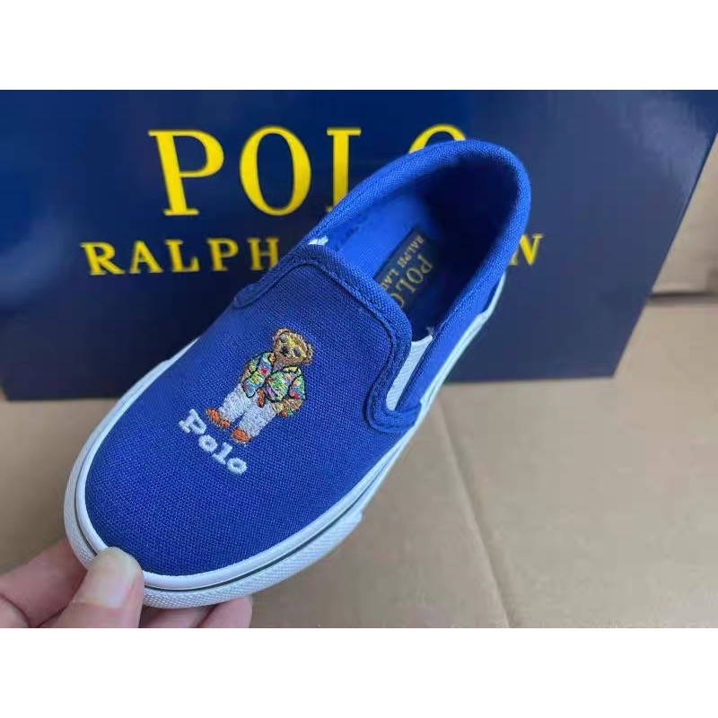 多款RL polo親子休閒鞋 帆布鞋 可愛童鞋 懶人鞋 方便鞋 小中大童 英倫繡馬文藝繫好氣質  12.5-40下單後留-細節圖8