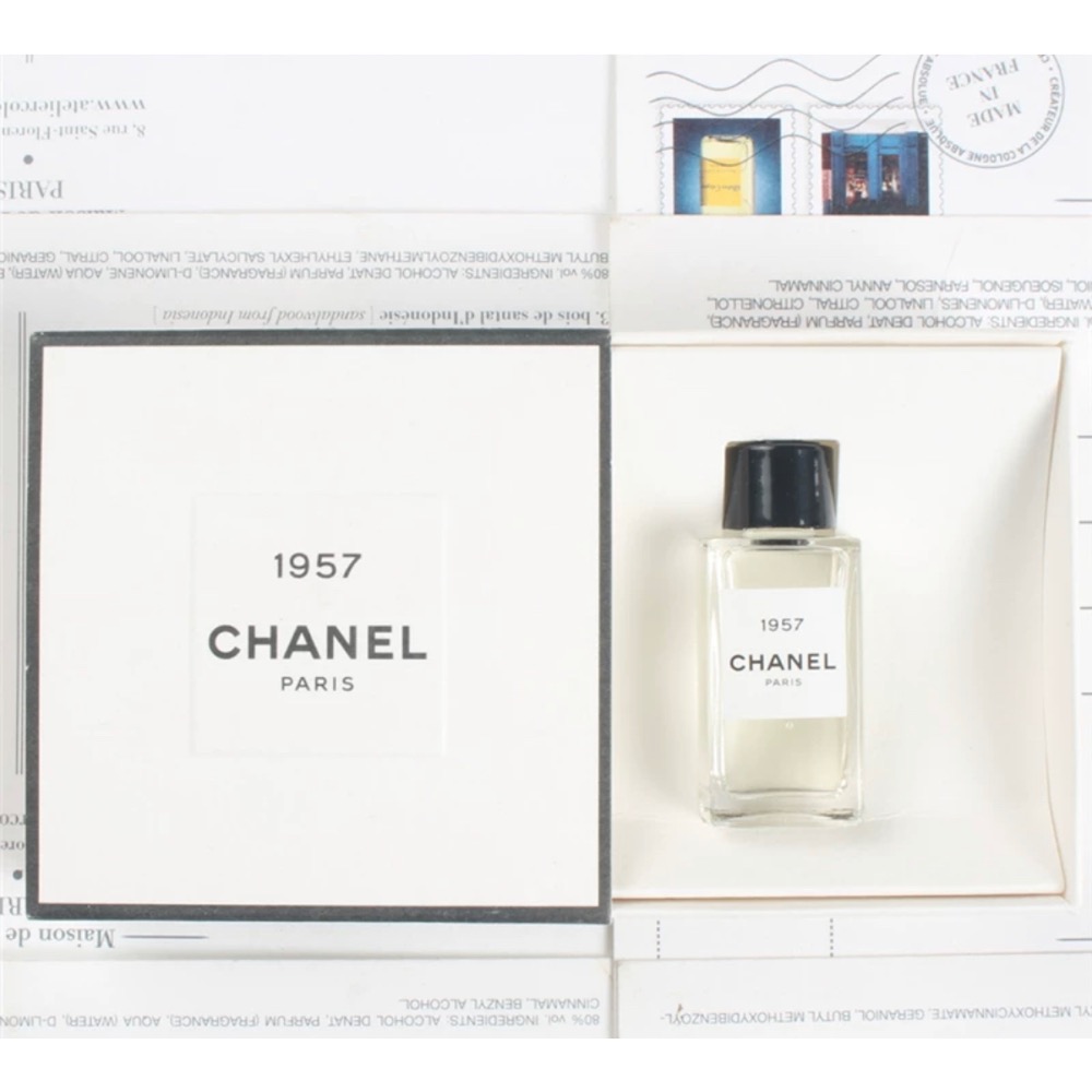 chanel香奈兒 香水 1957系列 稀有珍藏版巴黎比亞麗茲威尼斯珍藏梔子花1957愛丁堡 香水小樣 原廠針管 針管香-細節圖9