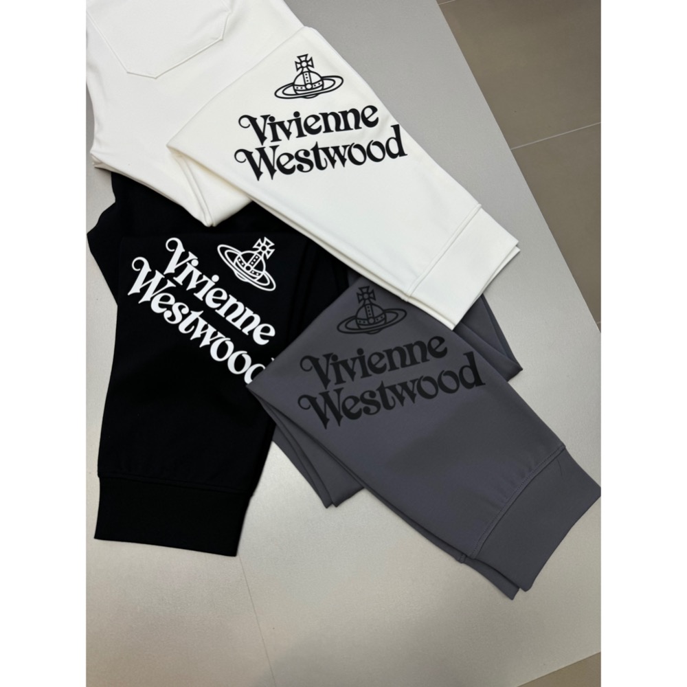 Vivienne Westwood 長褲 運動休閒褲 側身品牌圖形.後腿立體圖形前後呼應.非常好看的基礎款系列！高棉具有-細節圖8