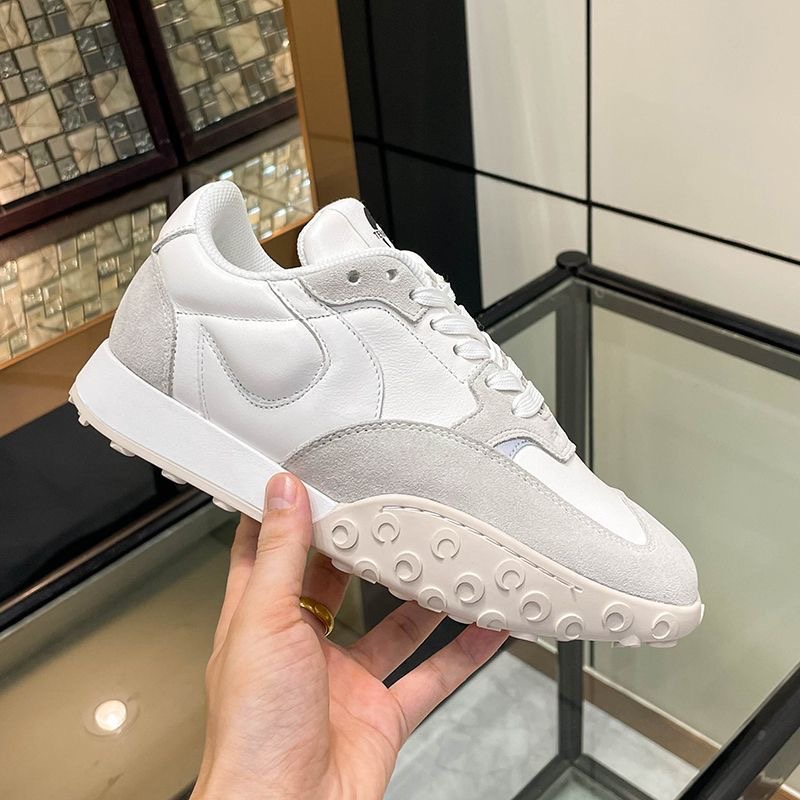 Marine Serre月亮鞋德訓鞋阿甘鞋平底休閒鞋jennie同款 方頭拼色運動鞋 情侶男女同款 私留大推！  尺寸3-細節圖4