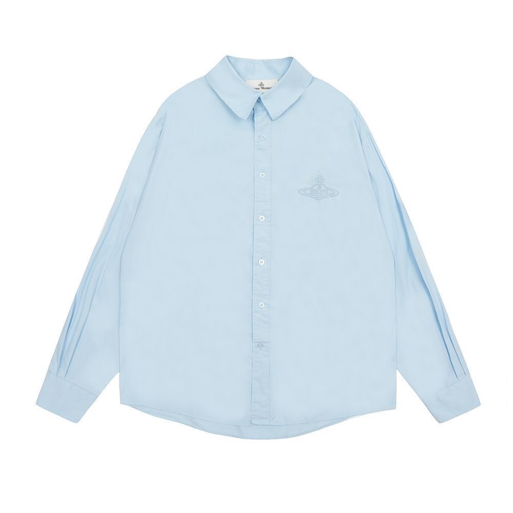 Vivienne Westwood 襯衫 外套 經典土星純色 穿搭利落 超級顯瘦 好氣質 永不退流行基本款   您願等，-細節圖2