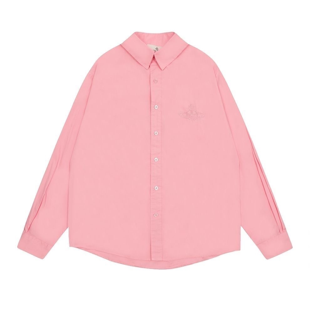 Vivienne Westwood 襯衫 外套 經典土星純色 穿搭利落 超級顯瘦 好氣質 永不退流行基本款   您願等，-細節圖4