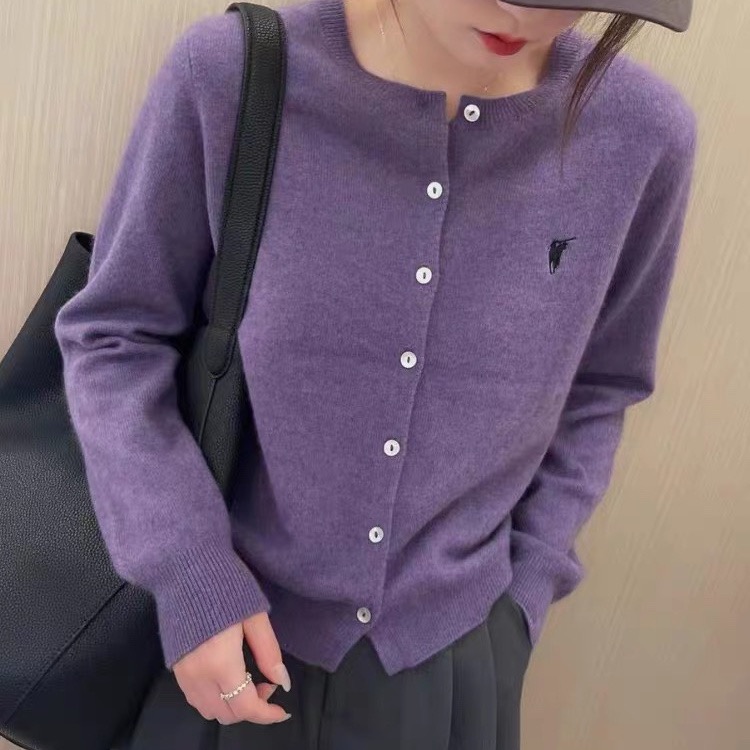 2款RL polo 好氣質針織外套，刺繡小馬長袖開襟衫，版型包容度超高，慵懶中透著精緻感顯瘦又有型，圓領領搭配微寬松的版-細節圖2