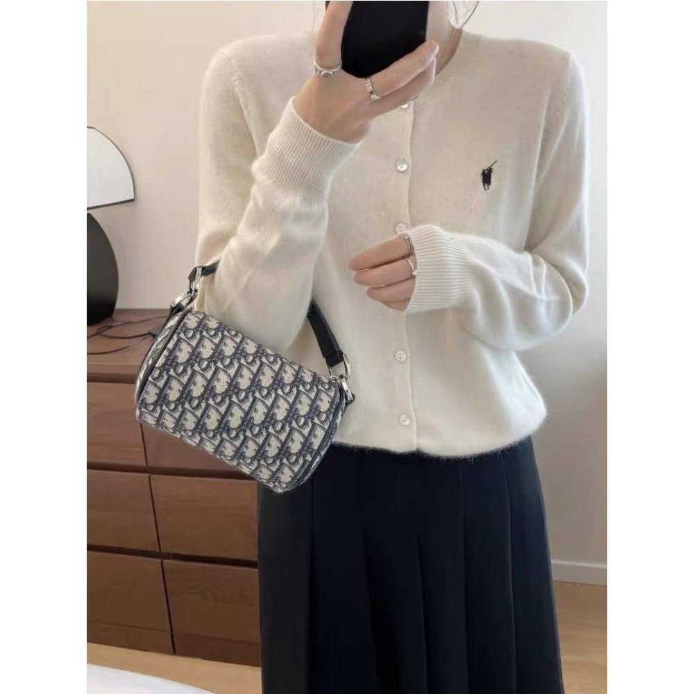 2款RL polo 好氣質針織外套，刺繡小馬長袖開襟衫，版型包容度超高，慵懶中透著精緻感顯瘦又有型，圓領領搭配微寬松的版-細節圖3