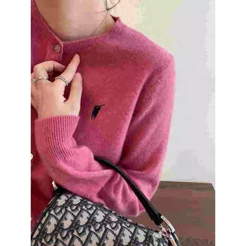 2款RL polo 好氣質針織外套，刺繡小馬長袖開襟衫，版型包容度超高，慵懶中透著精緻感顯瘦又有型，圓領領搭配微寬松的版-細節圖4