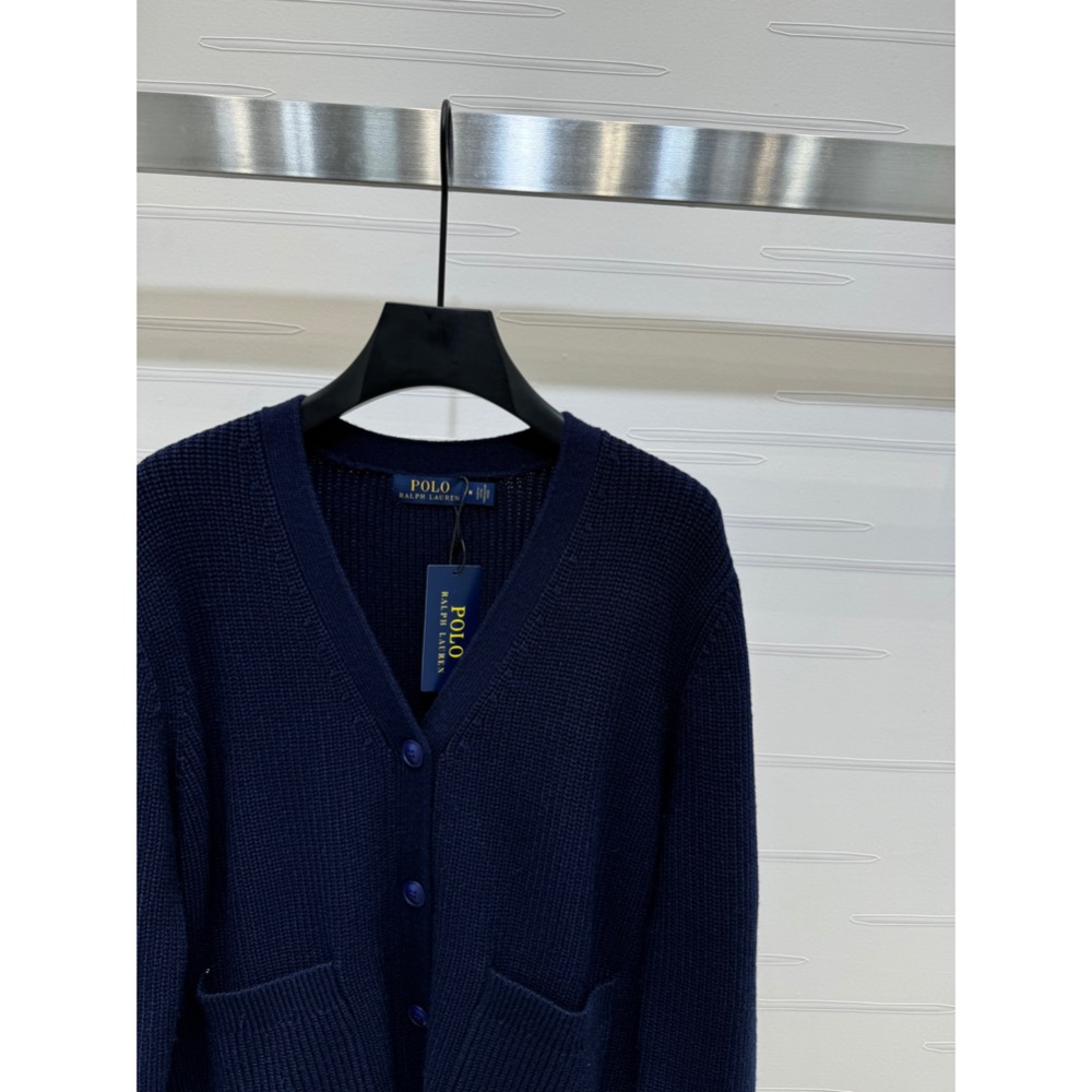 RL polo 好溫柔外套，Ralph lauren polo 刺繡小馬V領長袖開襟衫，H寬松小廓形落肩版型包容度超高，-細節圖9