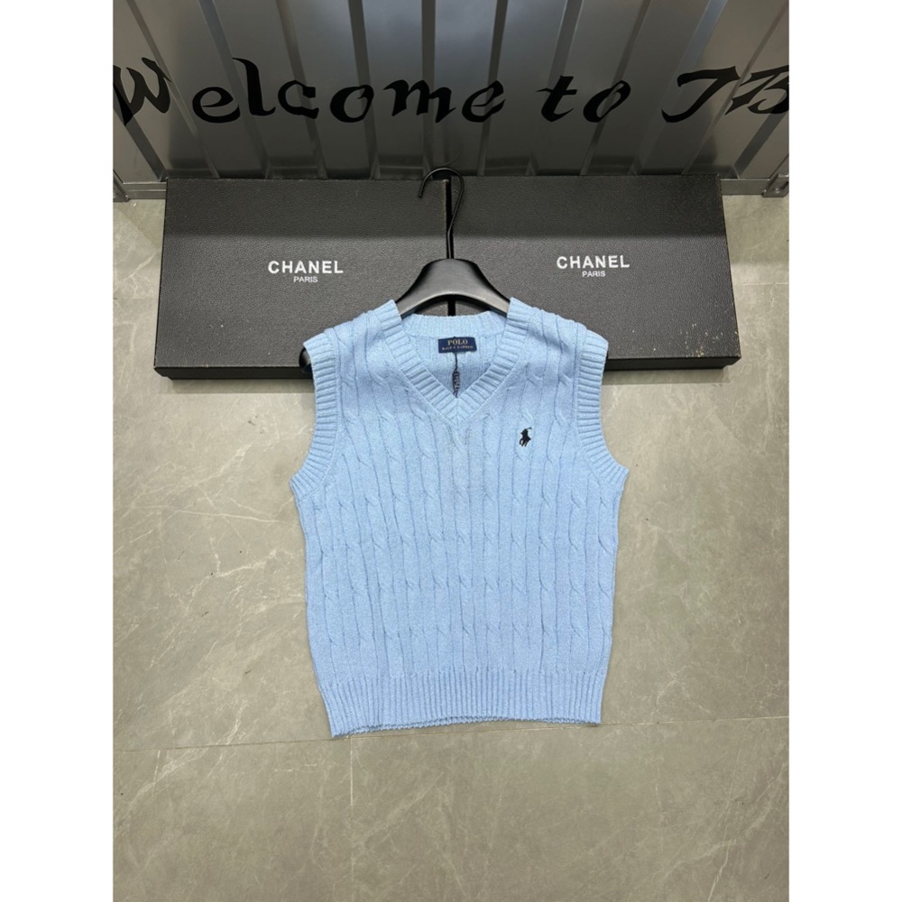 RL polo 針織背心 毛衣 上衣 經典修身版絞花編結棉針織衫馬甲，經典款，太韓了，顏色都太好看了！氧氣美少女！給人又-細節圖9