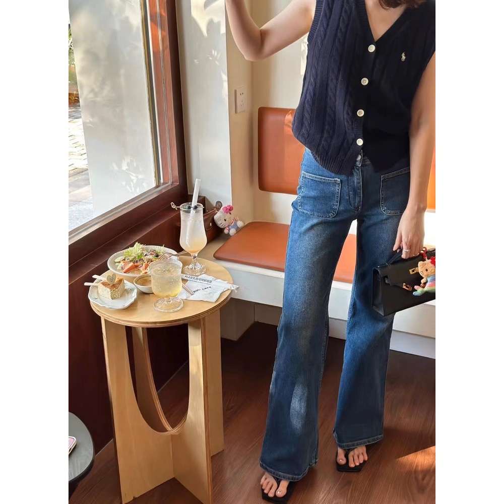 L polo 背心外套 馬甲 針織背心 毛衣 上衣 經典修身版絞花編結棉針織衫馬甲，經典款，太韓了，顏色都太好看了！氧氣-細節圖3