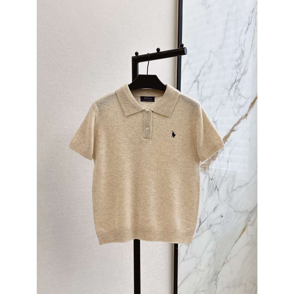 RL polo 小馬標針織衫 polo衫 T恤 上衣 刺繡修身 糖果色系polp翻領針織衫 經典款 短袖版型日常必備的百-細節圖4