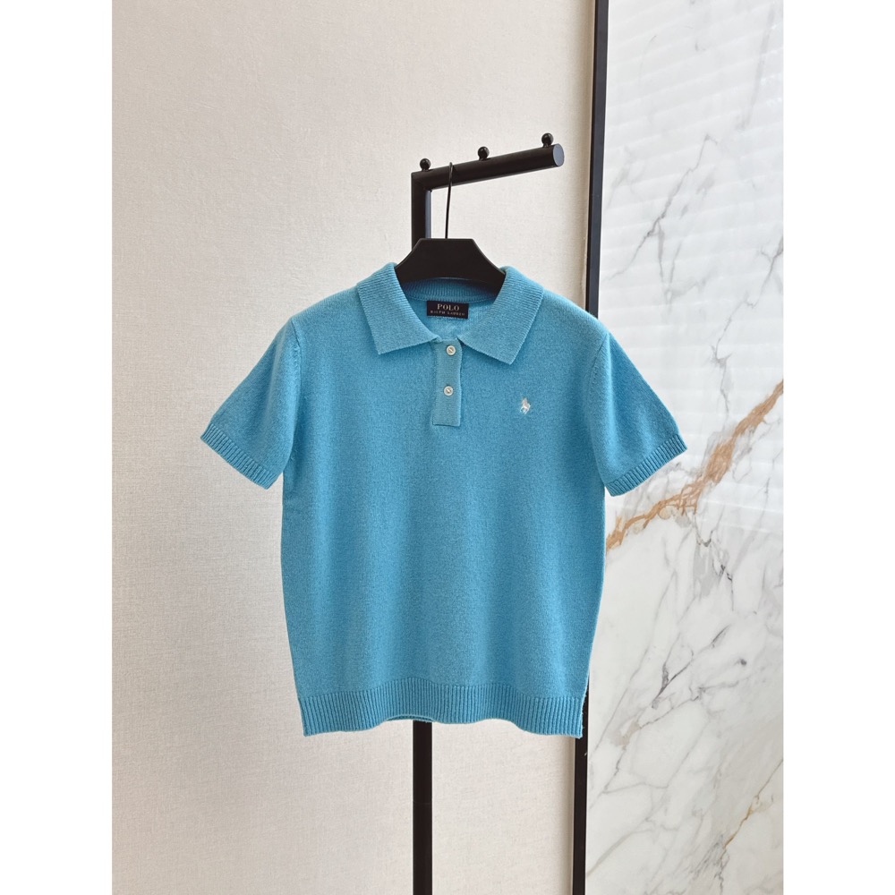 RL polo 小馬標針織衫 polo衫 T恤 上衣 刺繡修身 糖果色系polp翻領針織衫 經典款 短袖版型日常必備的百-細節圖6