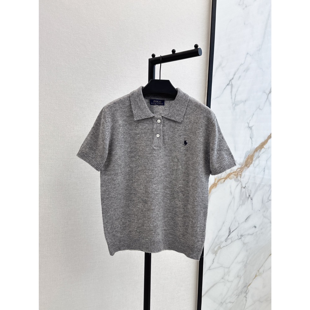 RL polo 小馬標針織衫 polo衫 T恤 上衣 刺繡修身 糖果色系polp翻領針織衫 經典款 短袖版型日常必備的百-細節圖8