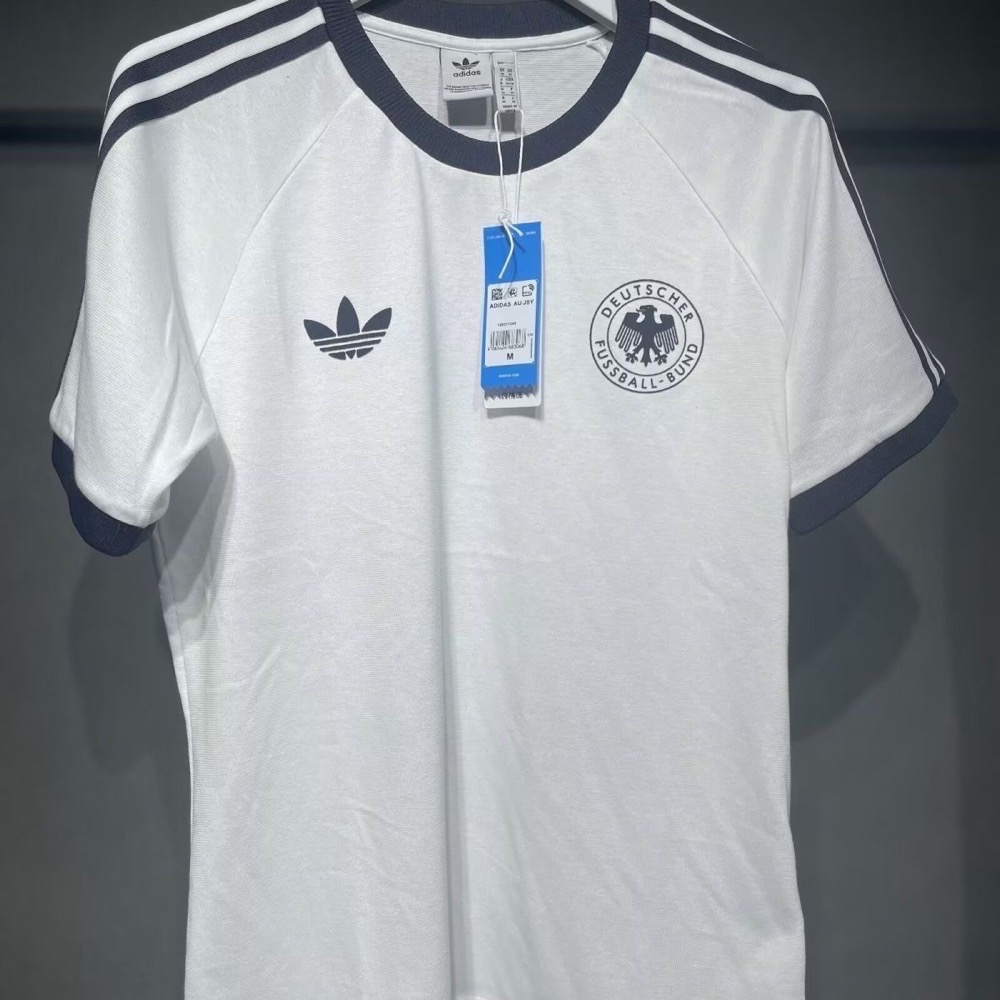 Adidas 系列上衣 T恤 德國、墨西哥、義大利、西班牙、哥倫比亞訓練服休閒服球衣 T恤短袖純棉 足球上衣 復古風國家-細節圖7