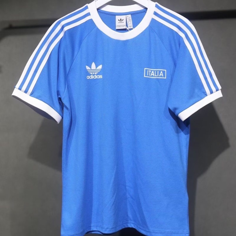 Adidas 系列上衣 T恤 德國、墨西哥、義大利、西班牙、哥倫比亞訓練服休閒服球衣 T恤短袖純棉 足球上衣 復古風國家-細節圖9