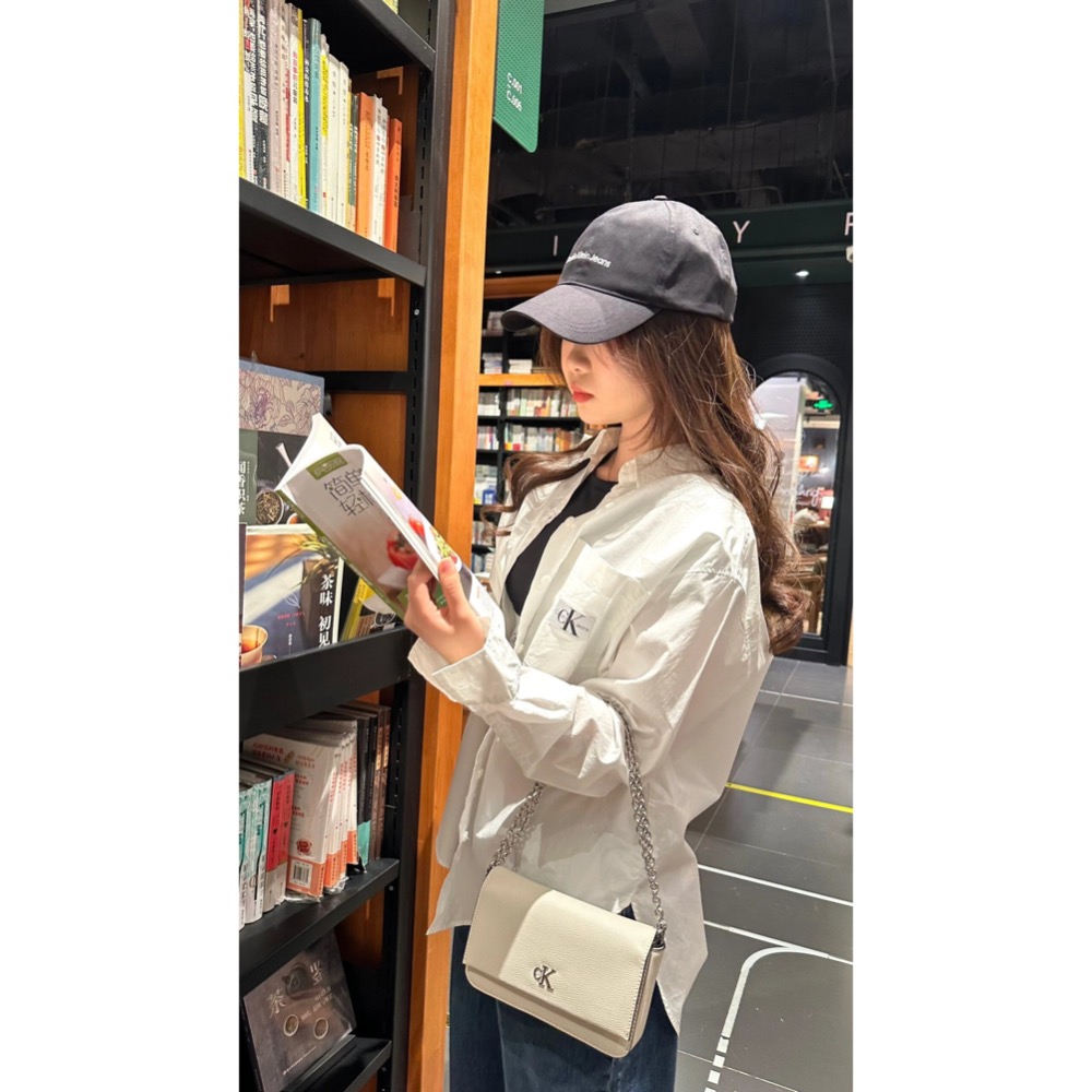 CK 襯衫 外套 經典 logo刺繡休閒寬松長袖襯衫 出遊海邊必穿看 單穿/疊層的神器！ 鬆弛感十足 好氣質 永不退流行-細節圖11