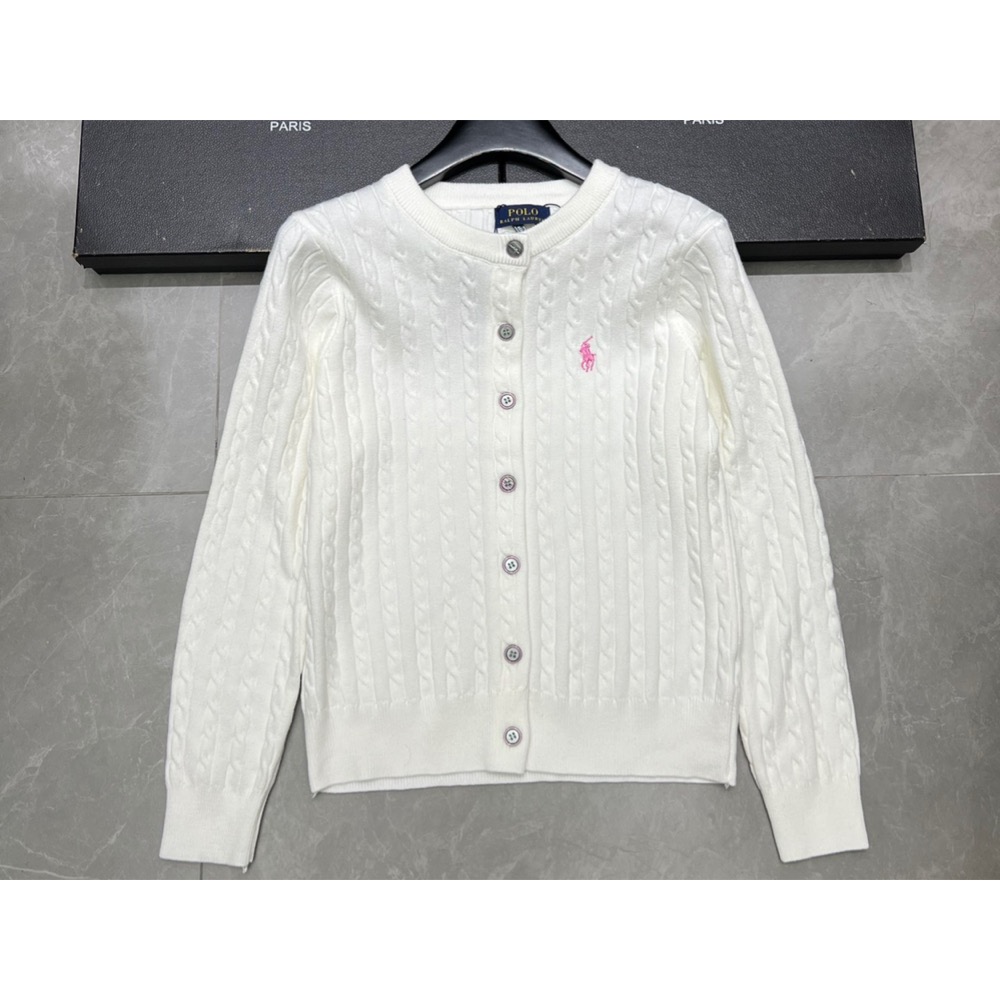 RL polo 好溫柔小外套 針織外套 針織衫 開襟衫，經典小馬刺繡單排扣外套 氣質麻花鈎 百搭很推👍-細節圖8