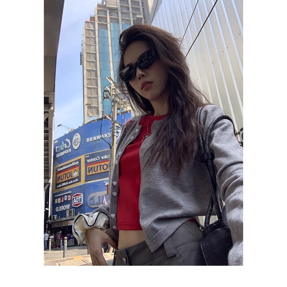 韓製針織外套 好溫柔小外套 針織衫 甜美蝴蝶結刺繡開衫 小眾精品很漂亮 薄款毛衣外套 外搭百搭很推👍-細節圖8