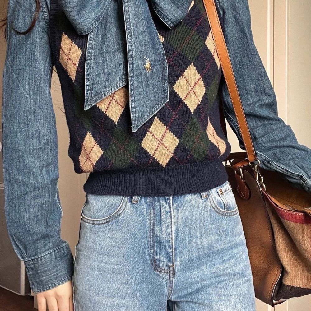 RL polo  戰馬刺繡外套 夾克 藍色刺繡翻領拉鍊牛仔外套 復古休閒百搭 文青夾克上衣 簡約超級百搭有氣質 基本單品-細節圖6