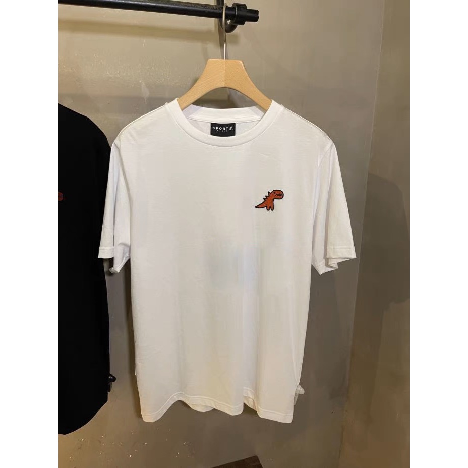 Agnes  b 上衣 短袖 T恤 恐龍系列 好氣質 這種純綿非常舒服好穿 單穿內搭都百搭實穿 會常常穿到的！男款  款-細節圖6