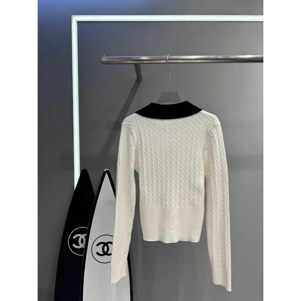 RL polo 好溫柔娃娃領小外套 針織衫 毛衣外套 撞色針織開襟衫 小馬刺繡單排扣甜蜜外套 百搭很推👍  ✔️ 國際運送-細節圖3