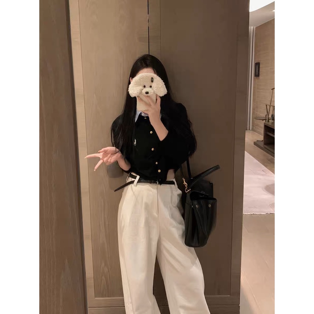 RL polo 針織外套 好氣質假二件小外套 針織衫 毛衣外套 撞色針織開襟衫 小馬刺繡單排扣外套 百搭很推👍  ✔️ 國-細節圖2