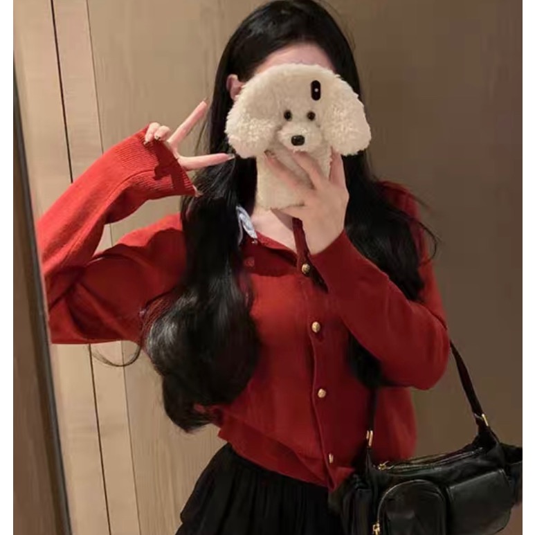 RL polo 針織外套 好氣質假二件小外套 針織衫 毛衣外套 撞色針織開襟衫 小馬刺繡單排扣外套 百搭很推👍  ✔️ 國-細節圖5