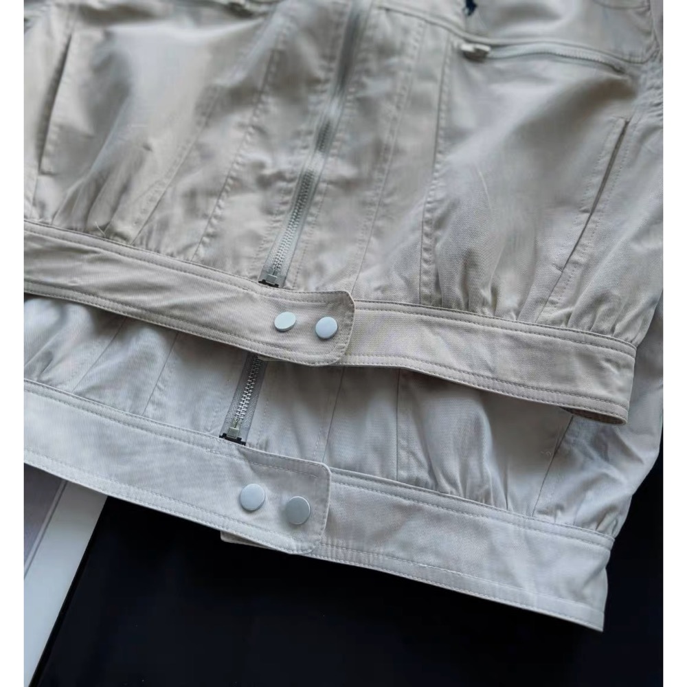 RL polo  戰馬刺繡外套 夾克 立領拉鍊外套 百搭休閒工裝  老錢風復古休閒百搭 文青夾克上衣 簡約超級百搭有氣質-細節圖10