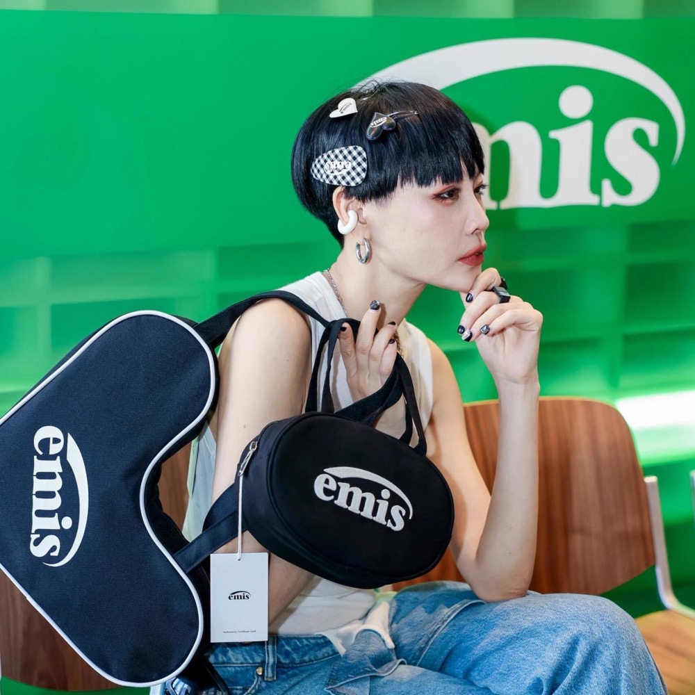 韓國emis 髮夾 l清新Q萌格子 劉海夾BB夾發夾女碎發夾 一對  ✔️ 國際運送約十幾天，可以等待再下單，謝謝  ✔️尺-細節圖2