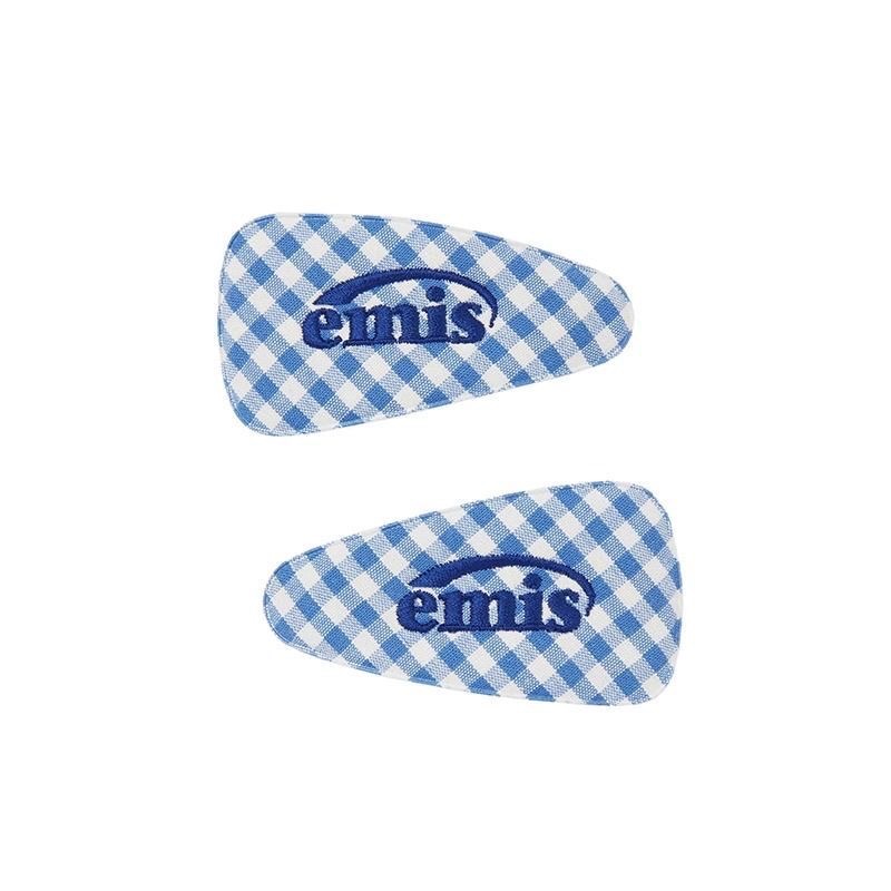 韓國emis 髮夾 l清新Q萌格子 劉海夾BB夾發夾女碎發夾 一對  ✔️ 國際運送約十幾天，可以等待再下單，謝謝  ✔️尺-細節圖7