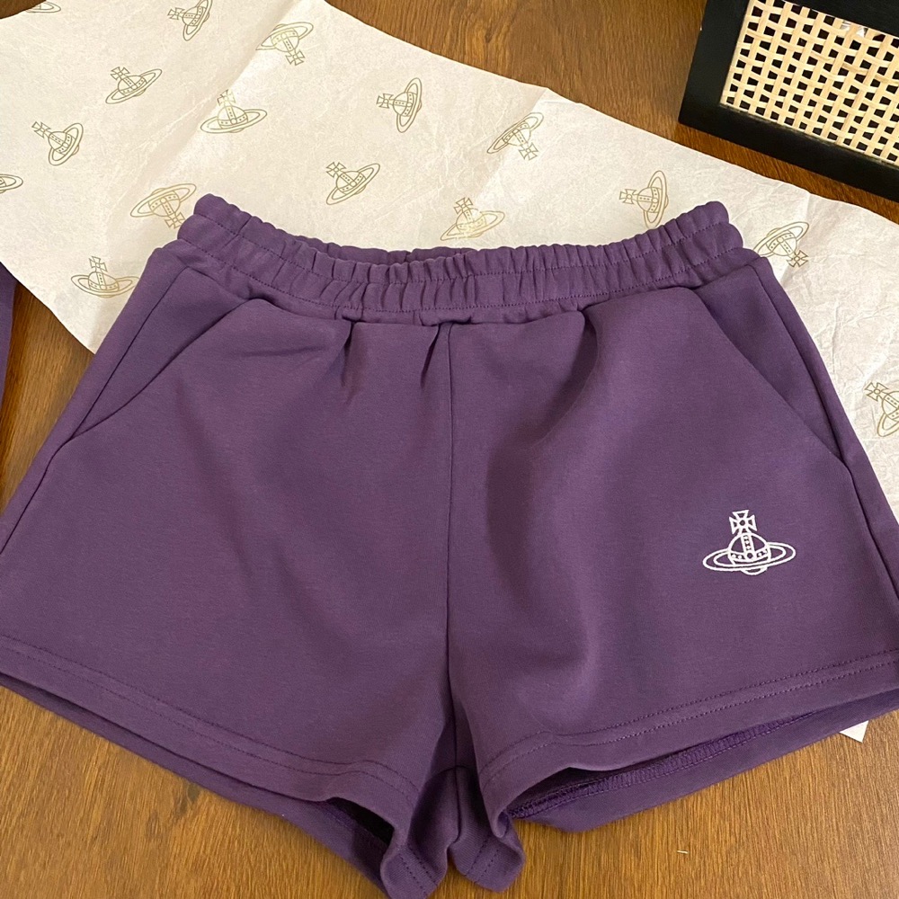 Vivienne westwood 套裝 連帽外套 短褲 休閒運動夾克外套衛衣+褲子 休閒顯瘦拉長身形！清爽有氣質 漂亮-細節圖10