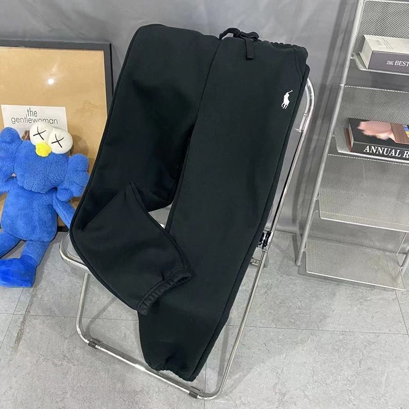 RL polo 休閒褲 棉褲 運動褲 經典刺繡 加絨拉絨束腳衛褲 休閒顯瘦顯高鬆緊好氣質好實穿！男女同款  ✔️尺寸多無法-細節圖6