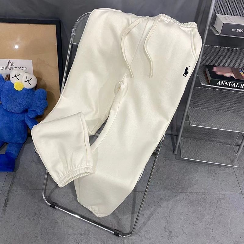 RL polo 休閒褲 棉褲 運動褲 經典刺繡 加絨拉絨束腳衛褲 休閒顯瘦顯高鬆緊好氣質好實穿！男女同款  ✔️尺寸多無法-細節圖9