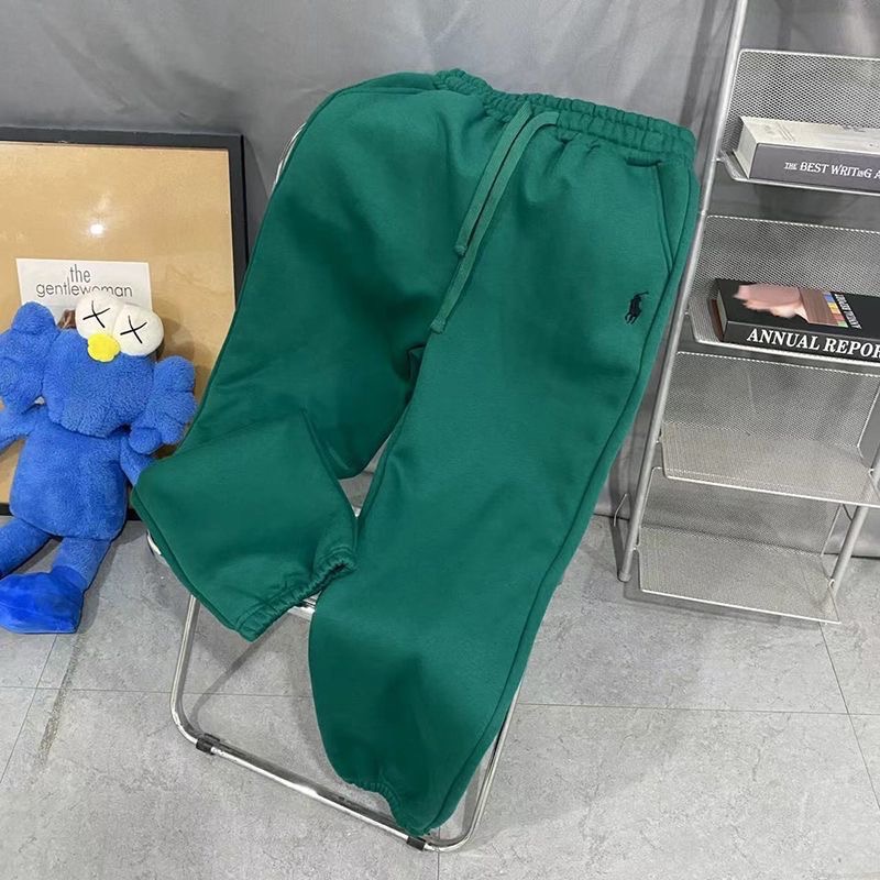 RL polo 休閒褲 棉褲 運動褲 經典刺繡 加絨拉絨束腳衛褲 休閒顯瘦顯高鬆緊好氣質好實穿！男女同款  ✔️尺寸多無法-細節圖11