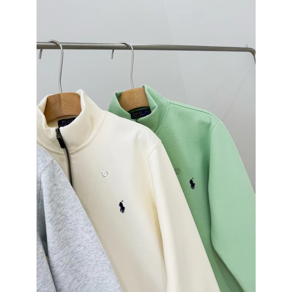 RL polo美式復古半拉鏈長袖T恤 上衣 衛衣 大學T，人手一件的衛衣來咯!!超經典的款 終於等到啦！作為男裝，真的被-細節圖4