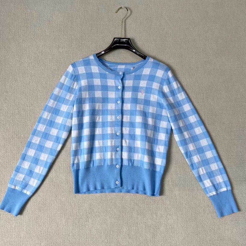 二款RL polo 好溫柔針織外套&二件式（背心吊帶+小外套）好氣質小外套，舒適針織開襟衫，小馬刺繡單排扣，百搭很推-細節圖7