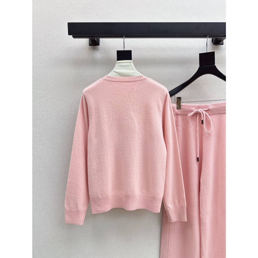 RL polo 套裝 針織外套 長褲 闊腿褲 休閒褲 清爽有氣質 慵懶羊毛套裝 慵懶風羊毛套裝減齡小熊針織毛衣-細節圖4