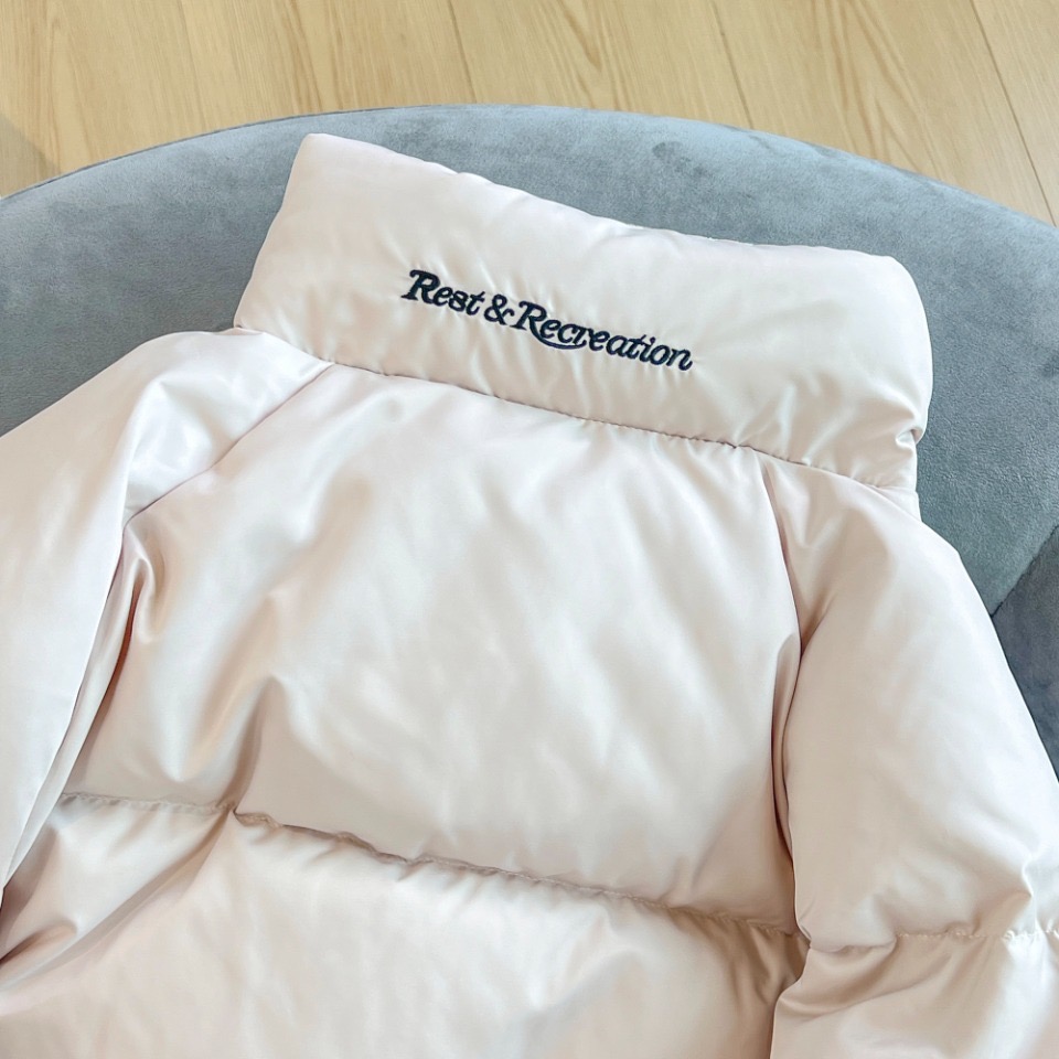 韓國 rest RR 羽絨外套 金藝琳同款立領寬松蓬松羽絨大衣 麵包外套保暖外套 顯瘦修身 實穿好搭  40-70公斤適-細節圖5