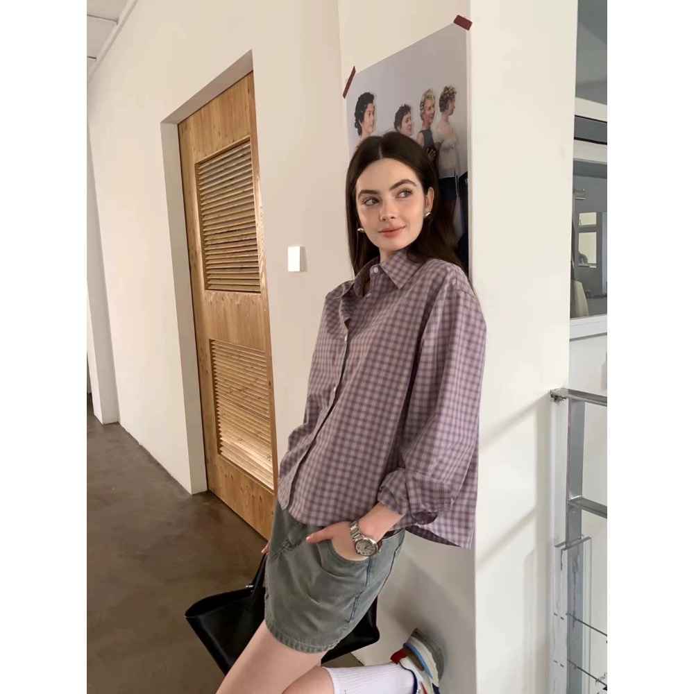 Acne 襯衫 小馬標 後背字母刺繡條紋襯衫，漂亮好氣質，單穿或當開衫小外套，防曬防風外套，戴個棒球帽，休閒又顯白顯瘦-細節圖5