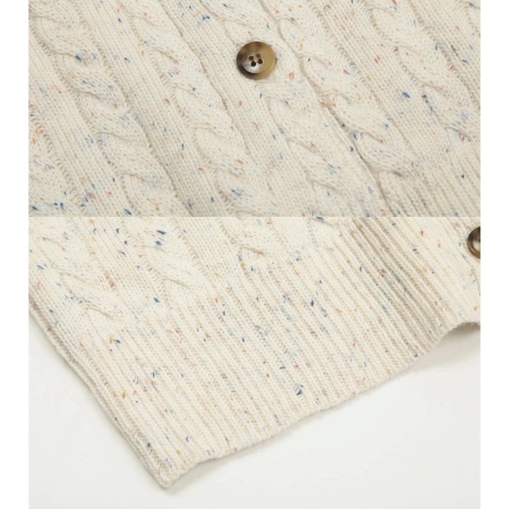 奶呼呼🌿RL 針織外套 小外套 毛衣外套 針織開襟衫 白色毛衣 太溫柔啦 真的太愛軟軟糯糯的 毛衣啦-細節圖7