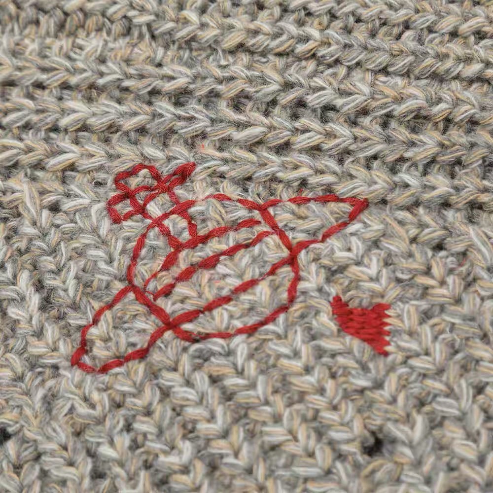 溫柔系🌿Vivienne Westwood 毛衣外套 小外套 法式勾花土星刺繡毛衣外套 針織開襟衫 經典土星刺繡 氣質-細節圖6