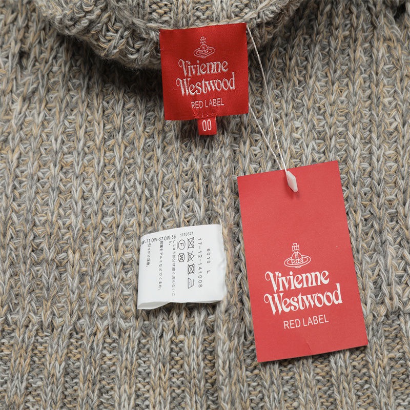 溫柔系🌿Vivienne Westwood 毛衣外套 小外套 法式勾花土星刺繡毛衣外套 針織開襟衫 經典土星刺繡 氣質-細節圖11