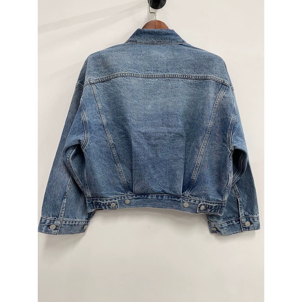 Acne 牛仔外套 夾克外套 denim jacket廓形寬鬆慵懶舒適牛仔夾克外套 小眾精品  季節折扣六折很划算  您-細節圖8