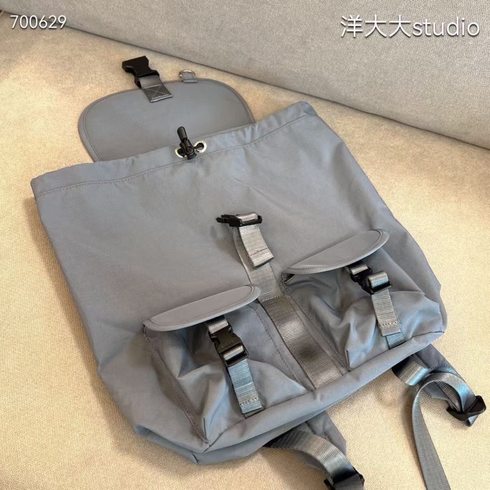 韓代 後背包 雙肩包 emis厚尼龍結實輕盈 博主新寵兒——快適快乾雙肩背包 清新百搭實用！-細節圖7