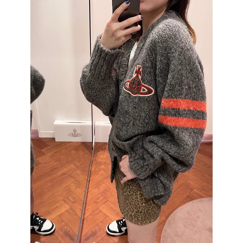 奶呼呼🌿毛衣外套 針織手工開襟衫 學院風針織外套 休閒復古溫暖 童趣學院 穿起來整個人顯得清爽好氣質  ✔️尺寸多無法-細節圖4