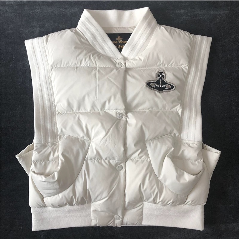 Vivienne Westwood 羽絨背心 外套 馬甲  薇薇安土星馬甲背心 90鵝絨 好看實穿百搭   您願等，我就-細節圖2