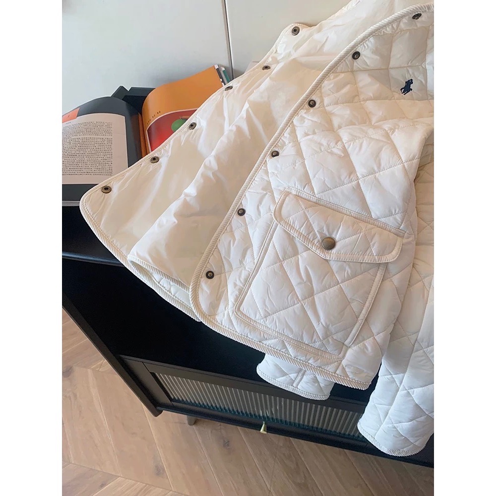 RL polo 背心外套 馬甲 好氣質 四季百搭萬年款 經典小馬標 商務休閒皆宜 柔軟親膚 經典馬標刺繡菱格羽絨馬甲上衣-細節圖10